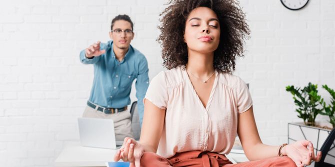 Stress, Büro, Ruhe, Entspannung