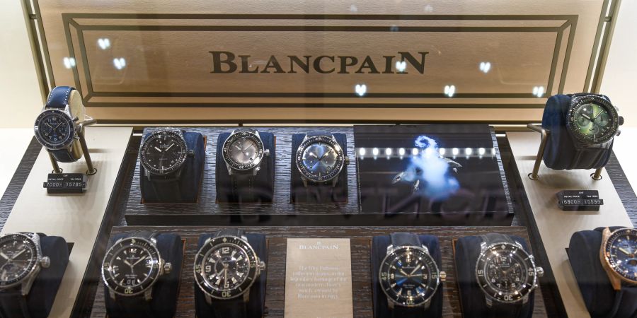 Die Uhren von Blancpain können sich sehen lassen.