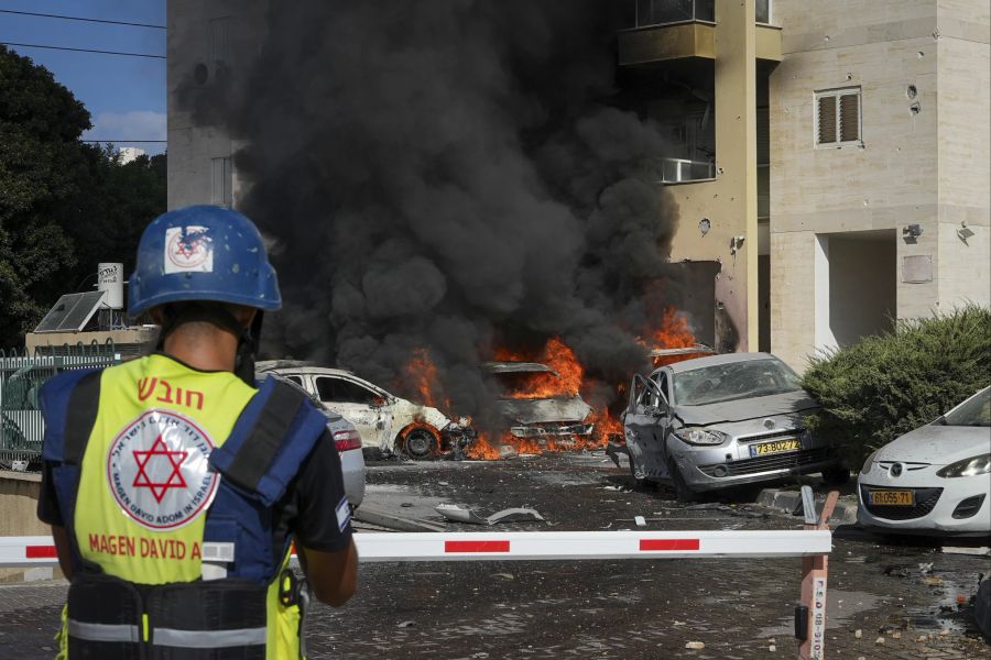 Hunderte Israelis wurden dabei getötet. (AP Photo/Tsafrir Abayov, File)