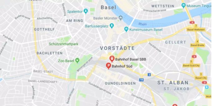 Am Bahnhof Basel SBB wurde ein Toter in einem Lieferwagen gefunden. Am Bahnhof Basel SBB wurde ein Toter in einem Lieferwagen gefunden.