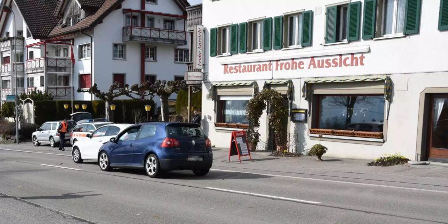 in Gebertingen SG ereignete sich am Dienstagnachmittag ein Auffahrunfall.