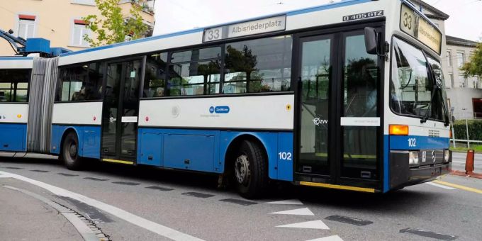 Ein Bus der VBZ. VBZ