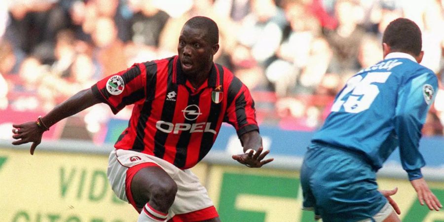 George Weah spielte einst im Dress des AC-Milan.