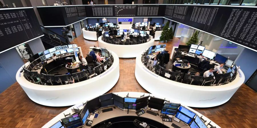 Handelssaal der Frankfurter Wertpapierbörse