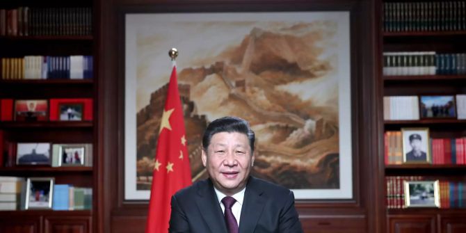 Neujahrsansprache von Xi Jinping.