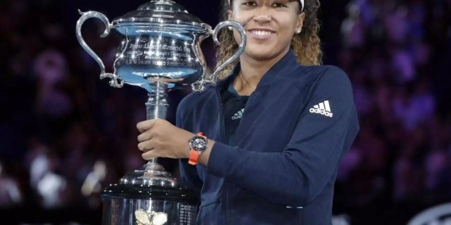 Hat sich von ihrem Trainer getrennt: Australian-Open-Siegerin Naomi Osaka. Foto: Aaron Favila/AP