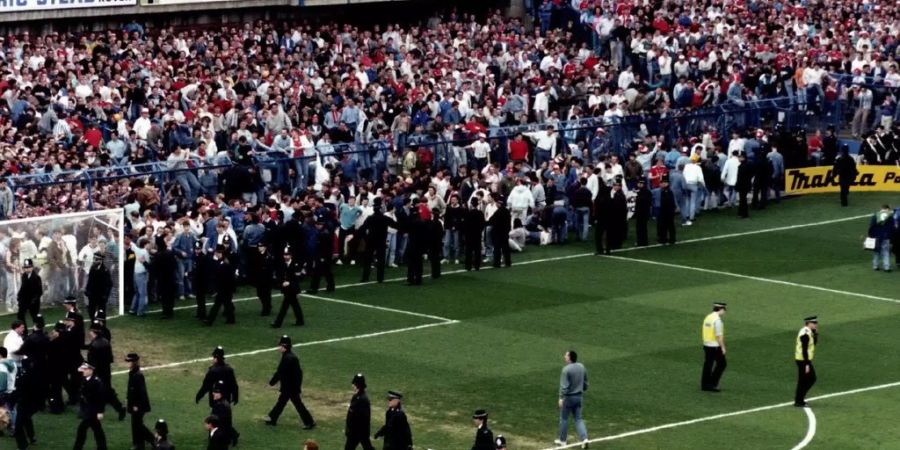 Hillsborough-Stadion 1989.