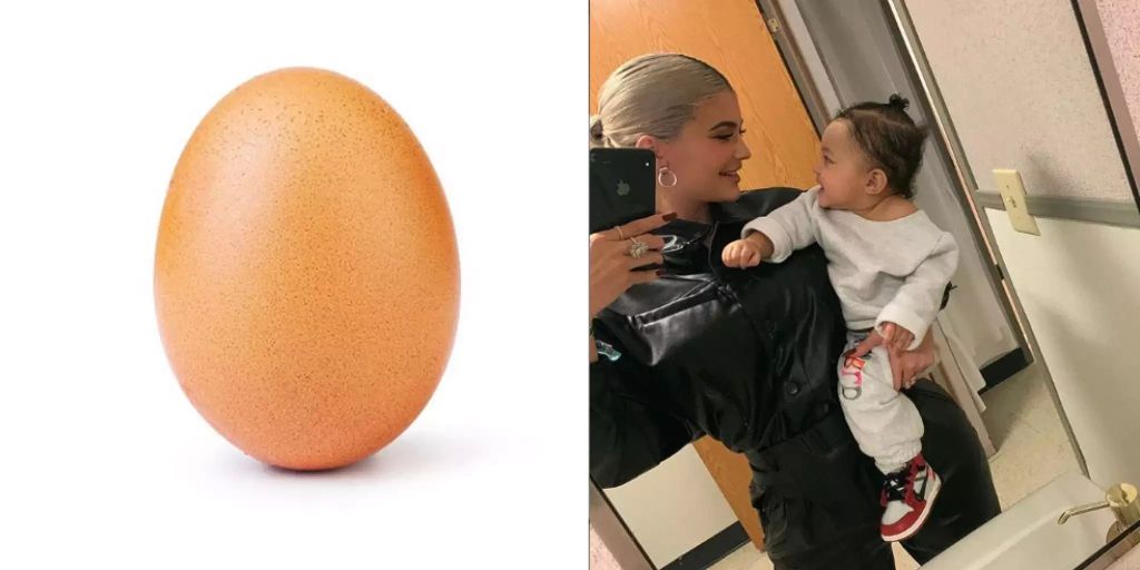 kylie jenner has to admit defeat on instagram brown egg