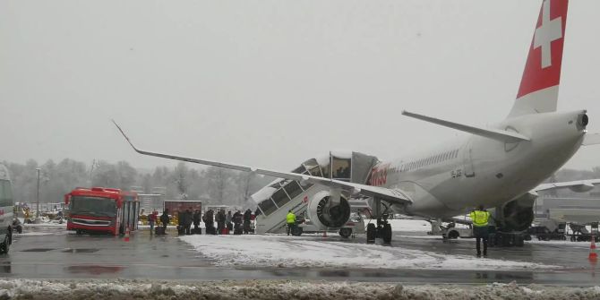 Flughafen Zürich Schnee