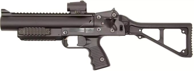 Der Granatwerfer GL06 wird in Frankreich eingesetzt. Der Granatwerfer GL06.