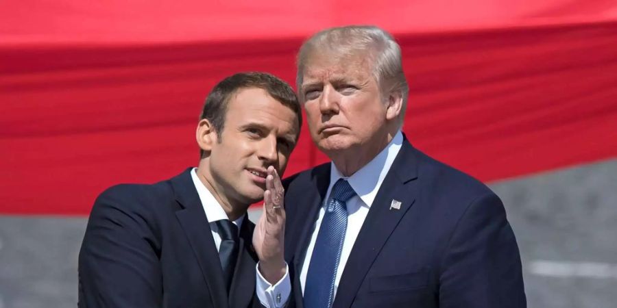 usa macron trump