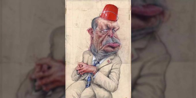 Frank Hoppmann gewinnt mit seiner Karikatur des türkischen Präsidenten den Karikaturenpreis.