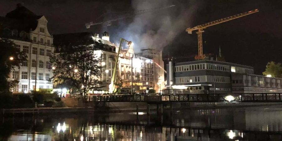 Bei dem Brand in der Nähe des Zürcher Hauptbahnhofs wurde glücklicherweise niemand verletzt.