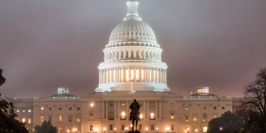 Bidens gewählte Rhetorik sei eher auf die kommenden Wahlen zurückzuführen, betont Frei. Im Bild: Blick auf das Kapitol in Washington.