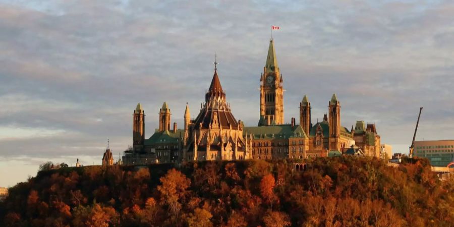 Das kanadische Parlament in Ottawa.