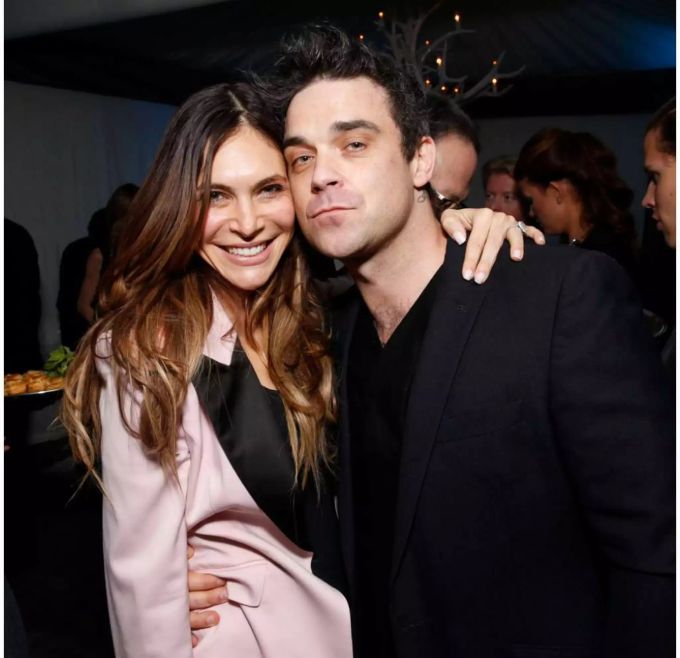 Ayda Fields und Robbie Williams. k