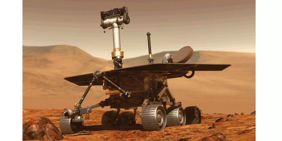 Eine Abbildung des Mars-Rovers «Opportunity».