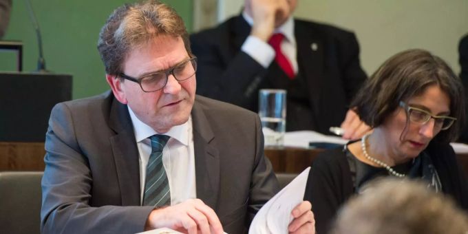 Beat Villiger im Zuger Regierungsrat. beat villiger