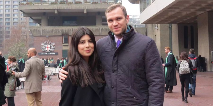 Matthew Hedges mit seiner Freundin