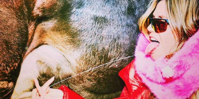 «Ekelhaft» - Heidi Klums Kuhmilch-Foto erhitzt die Gemüter