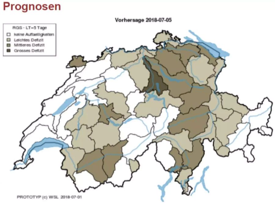 Voraussage der Trockenheit (02.Juli.2018)