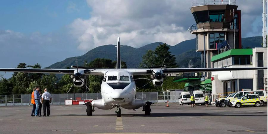 Privatjets teilen? Der Flughafen Lugano prüft ein Konzept.