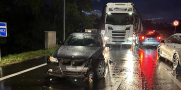 Unfall in Leuggern.