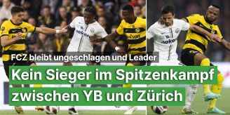 FCZ bleibt Leader - Kein Sieger im Spitzenkampf zwischen YB und Zürich