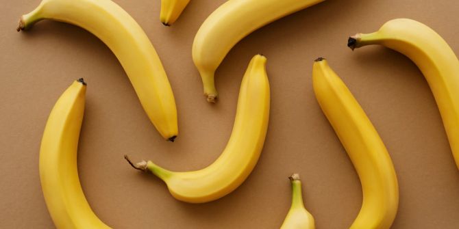 Bananen, Reife, gelb, Färbung