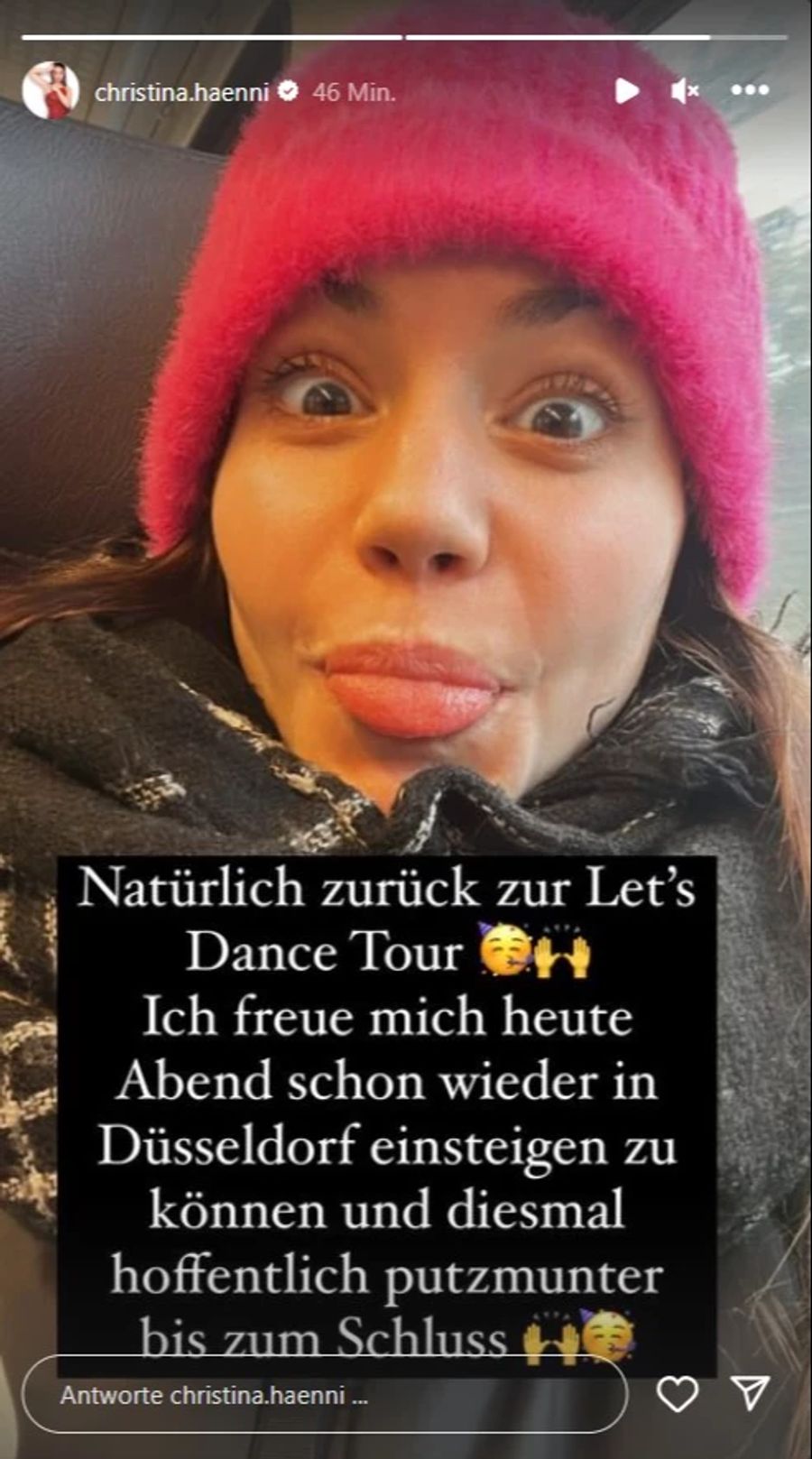 Hänni freut sich, wieder an der Tour teilnehmen zu dürfen.