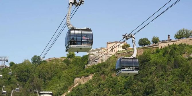 Seilbahn über den Rhein