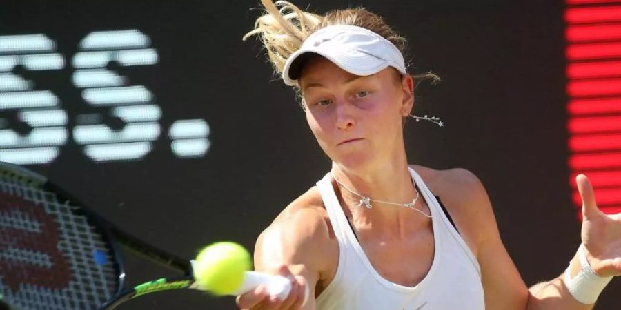 Ludmilla Samsonova erreichte in Berlin das Halbfinale. Foto: Wolfgang Kumm/dpa
