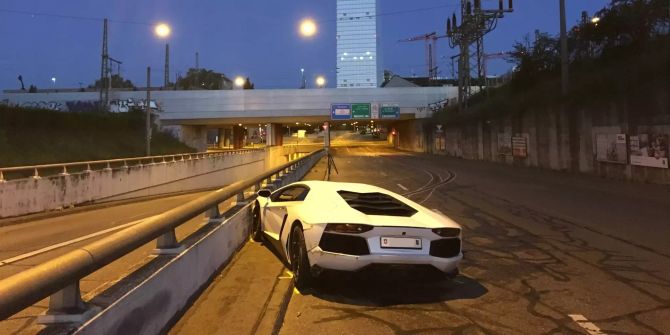 Unfall Lamborghini
