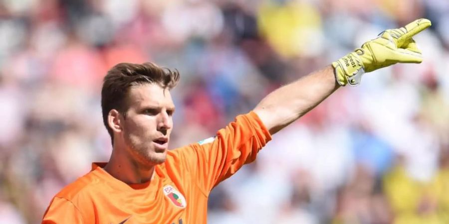 Steht weiter für den FC Augsburg zwischen den Pfosten: Torwart Andreas Luthe. Foto: Andreas Gebert
