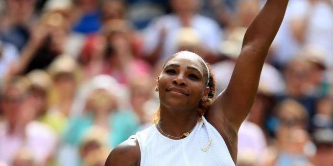 Steht zum elften Mal im Finale von Wimbledon: Serena Williams feiert ihren Sieg. Foto: Mike Egerton/PA Wire Steht zum elften Mal im Finale von Wimbledon: Serena Williams feiert ihren Sieg. Foto: Mike Egerton/PA Wire