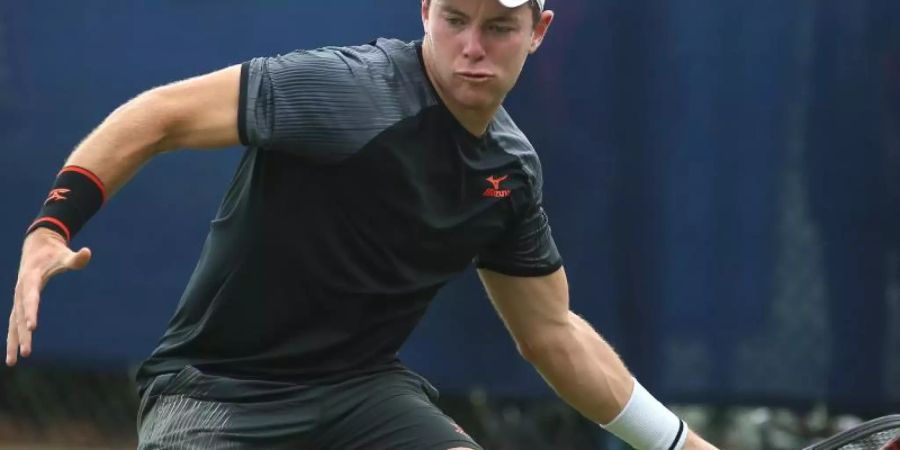 Nummer 130 der ATP-Weltrangliste und Grand-Slam-Debütant: Dominik Köpfer. Foto: Nigel French/PA Wire