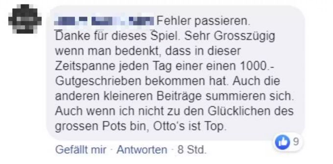 Otto's-Kunden zeigen Verständnis für den Fauxpas des Discounters. Otto's Kunden Fauxpas