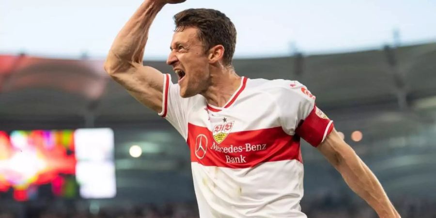 Der auslaufende Vertrag von Christian Gentner beim VfB Stuttgart wird nicht verlängert. Foto: Sebastian Gollnow