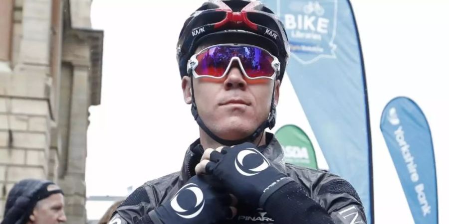 Chris Froome «würde natürlich gerne um den Gesamtsieg bei der Dauphiné kämpfen». Foto: Martin Rickett/PA Wire