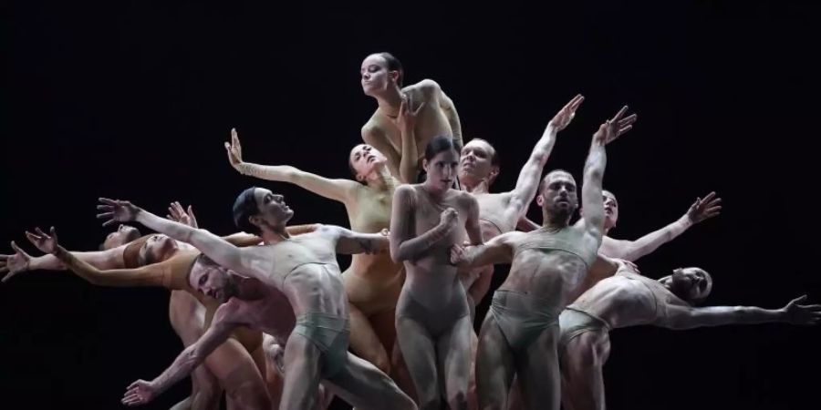 Tänzerinnen und Tänzer des Staatsballetts Berlin bei der Arbeit. Foto: Jörg Carstensen