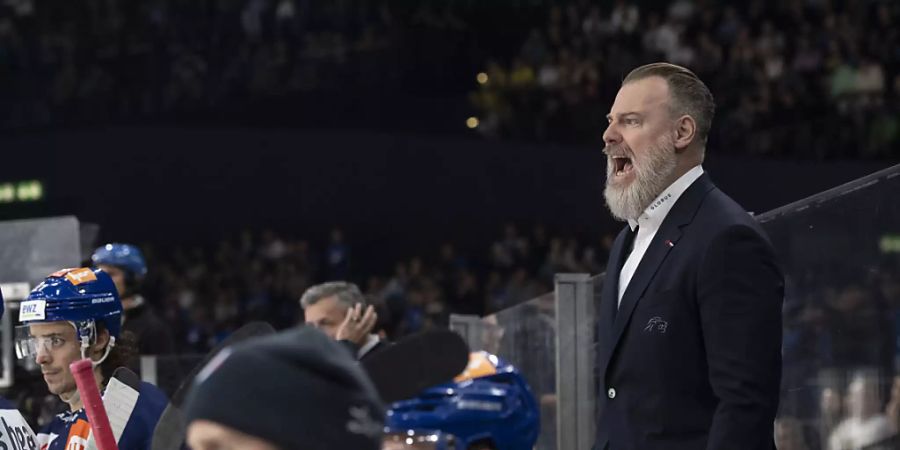 Trainer Rikard Grönborg und die ZSC Lions starten erfolgreich in die Meisterschaft
