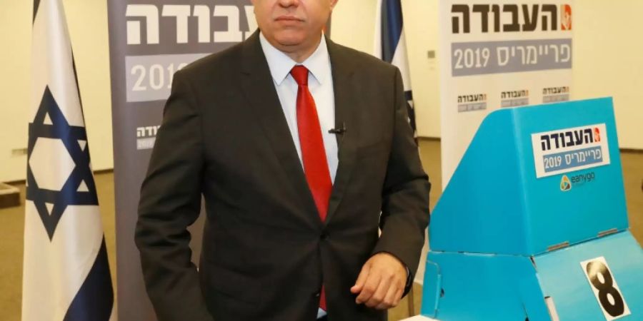 Bisheriger Chef der Arbeiterpartei, Avi Gabbay