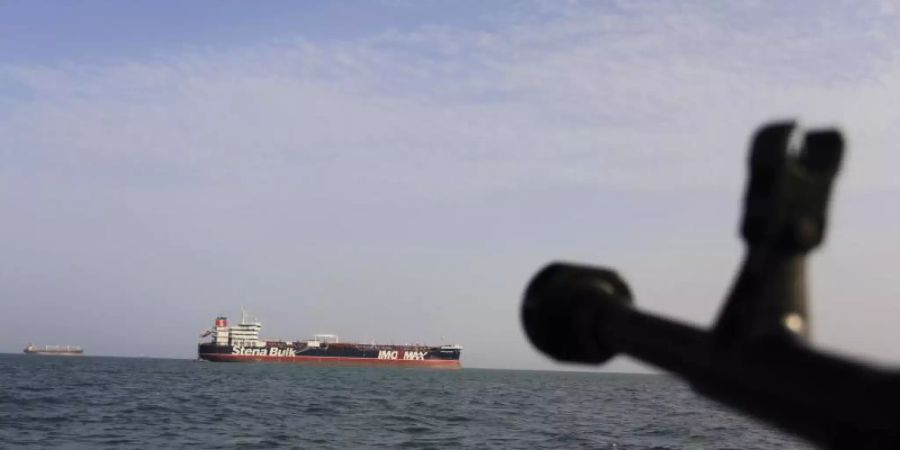 Am 19. Juli stoppten die iranischen Revolutionsgarden den britischen Öltanker «Stena Impero» in der Strasse von Hormus. Foto: Morteza Akhoondi/Tasnim News Agency/AP