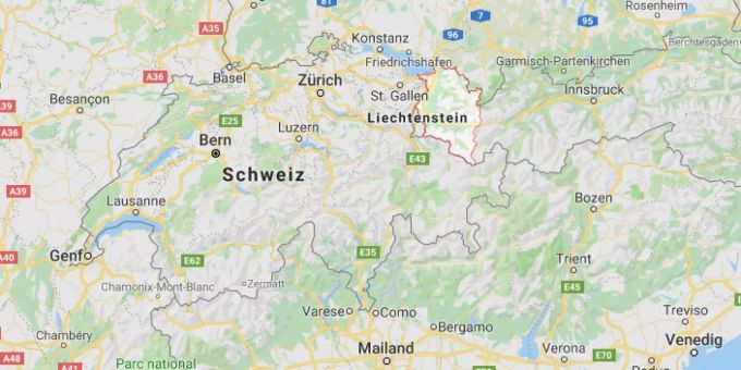 Vorarlberg auf einer Karte vorarlberg