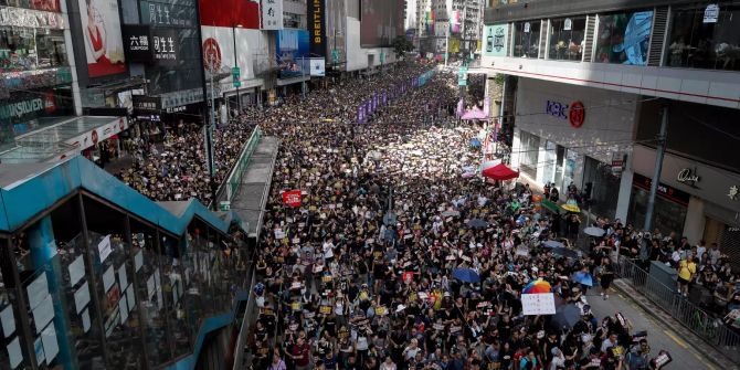 Demonstrationen in Hongkong