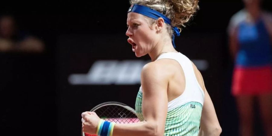 Laura Siegemund steht in Bukarest im Halbfinale. Foto: Marijan Murat