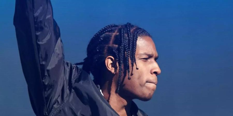 A$AP Rocky sitzt in Schweden in Untersuchungshaft. Foto: Adam Warzawa/EPA