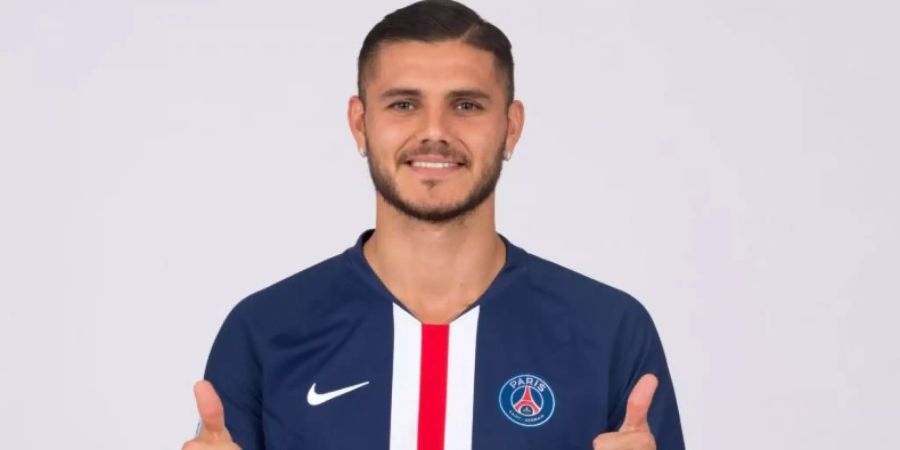 Mauro Icardi spielt seit 2020 bei Paris Saint-Germain.