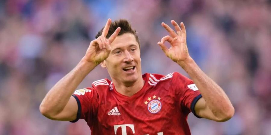Am Samstag gegen die Mainzer werden wieder Tore von ihm erwartet: Robert Lewandowski vom FC Bayern. Foto: Matthias Balk