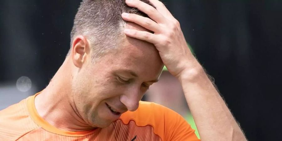 Philipp Kohlschreiber ist zum vierten Mal nacheinander in Hamburg in der ersten Runde einer Turniers ausgeschieden. Foto: S. Stein